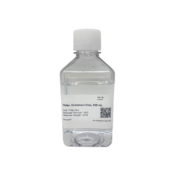 Water, Endotoxin-Free, 500mL